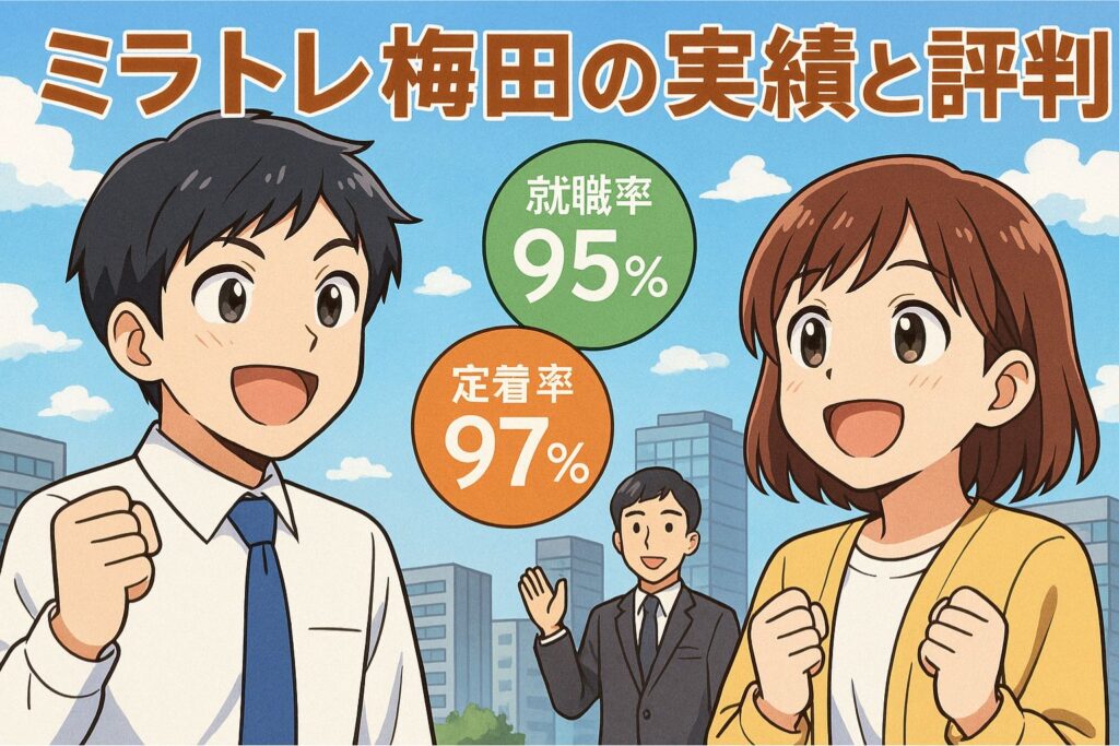 ミラトレ梅田の実績と評判