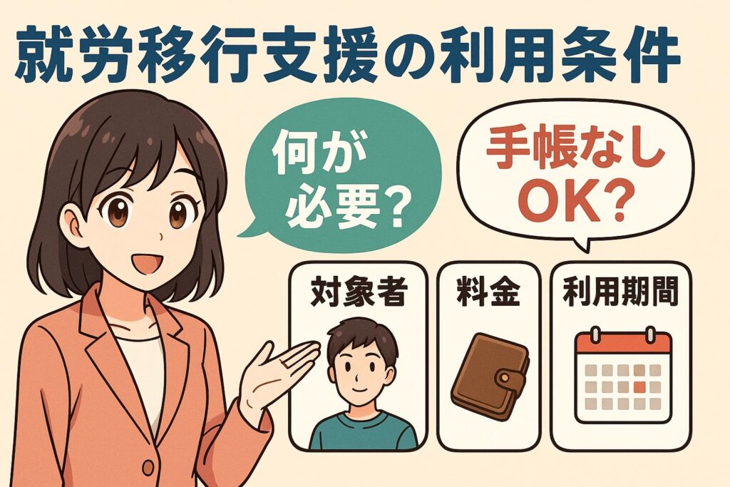 就労移行支援の利用条件を解説 何が必要? 手帳なしOK? 対象者・料金・利用期間
