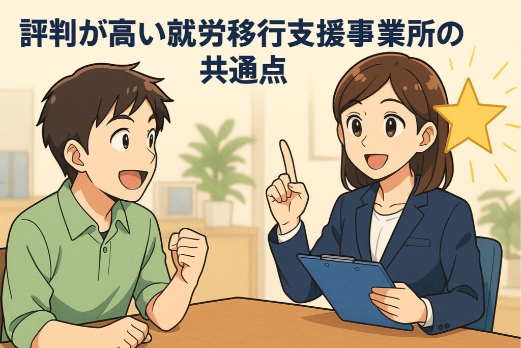 評判が高い就労移行支援事業所の共通点