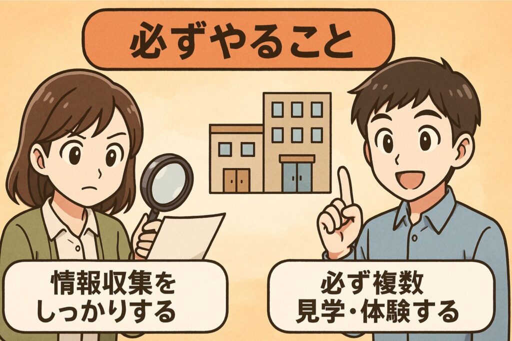 就労移行支援事業所選びで後悔しないためには、必ずやること