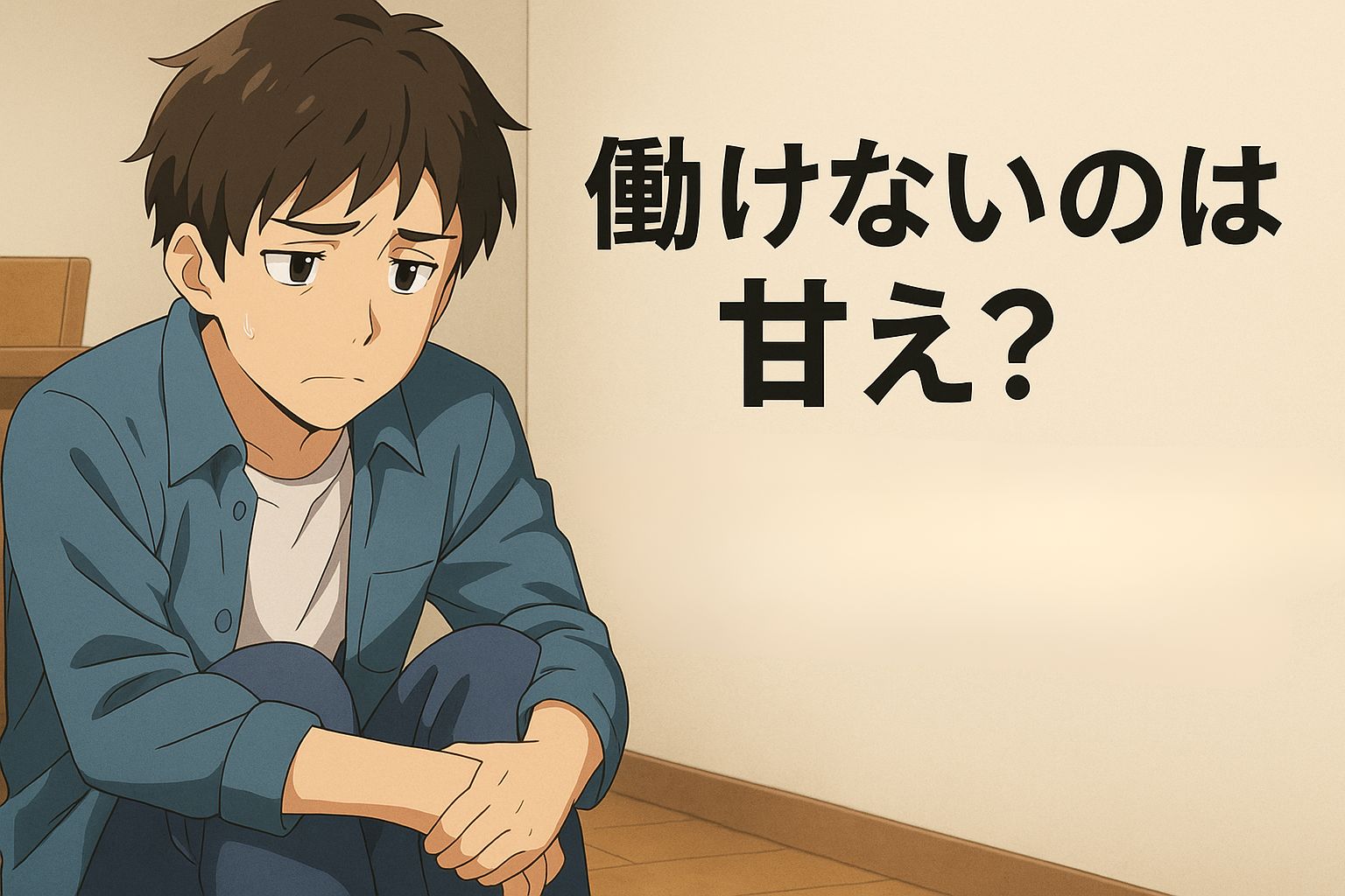 働けない 甘え
