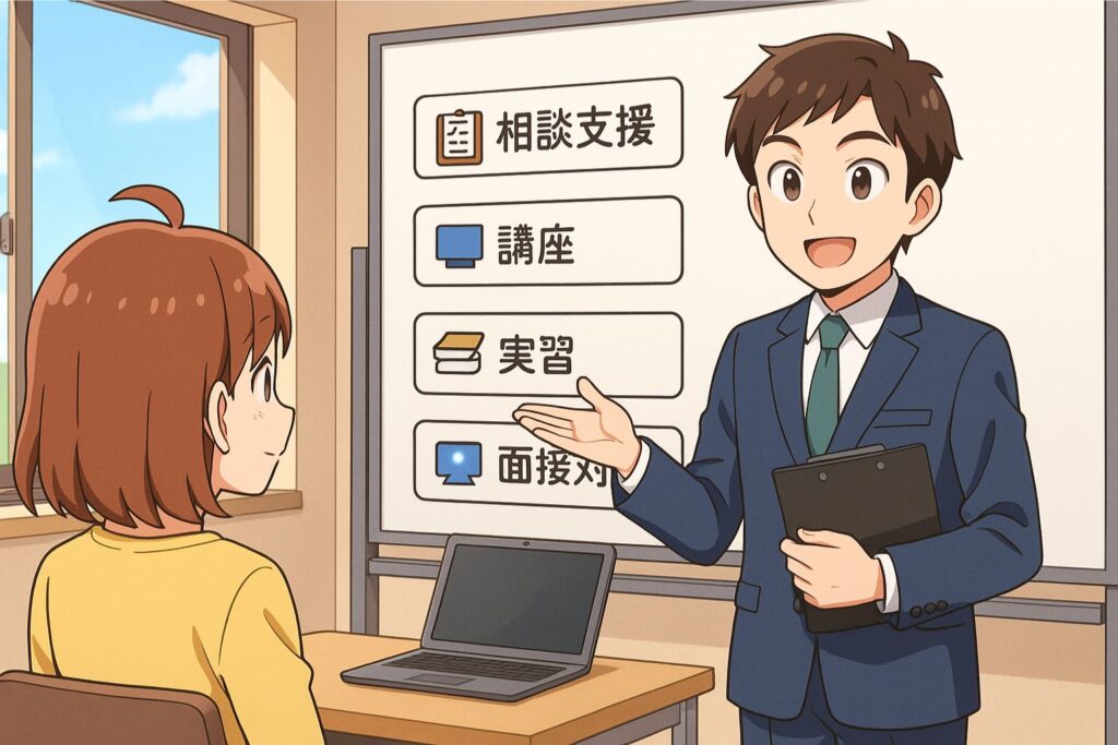 支援内容とプログラム