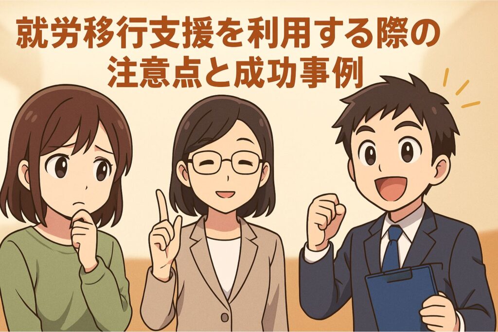 就労移行支援を利用する際の注意点と成功事例