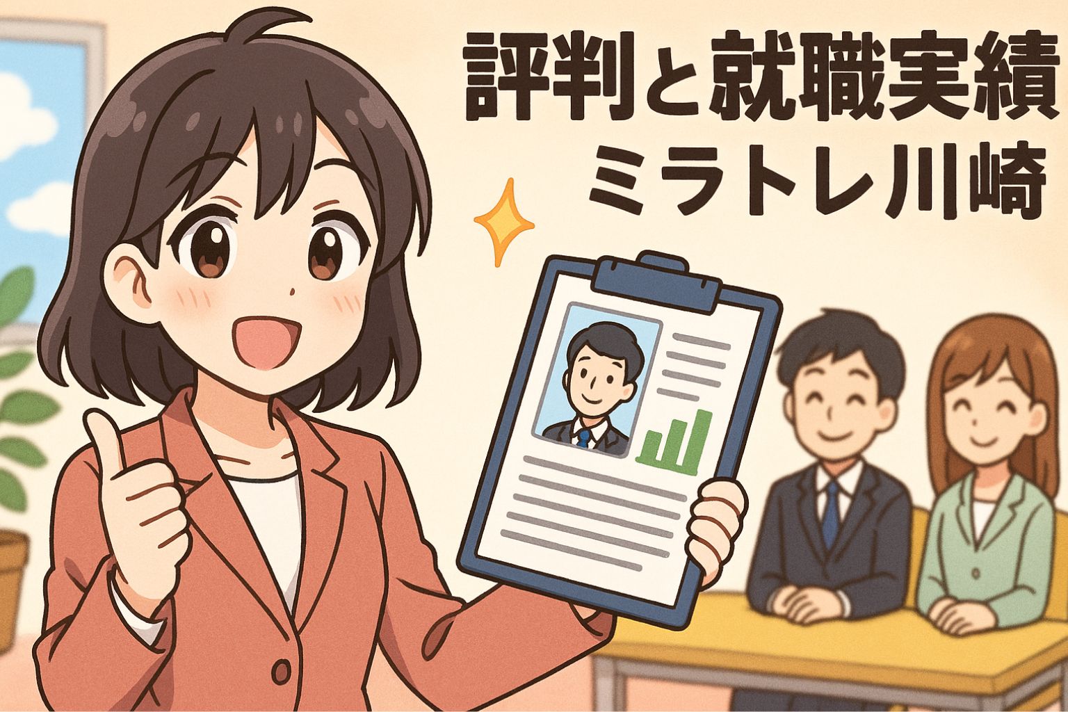 ミラトレ川崎の評判まとめ～口コミと就職実績を解説【神奈川県川崎市の就労移行支援事業所】