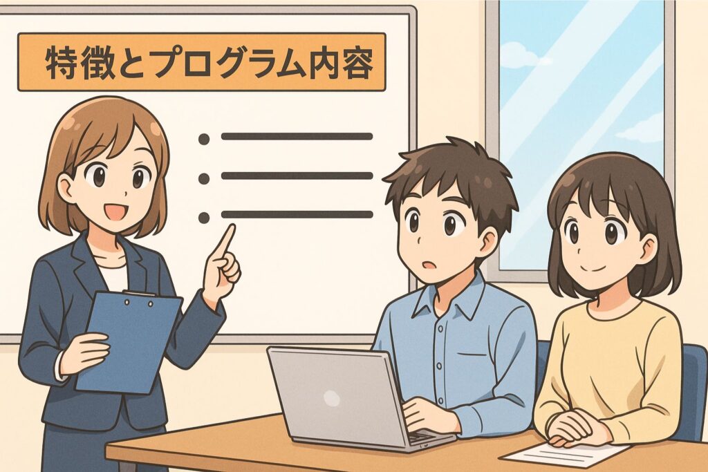 特徴とプログラム内容
