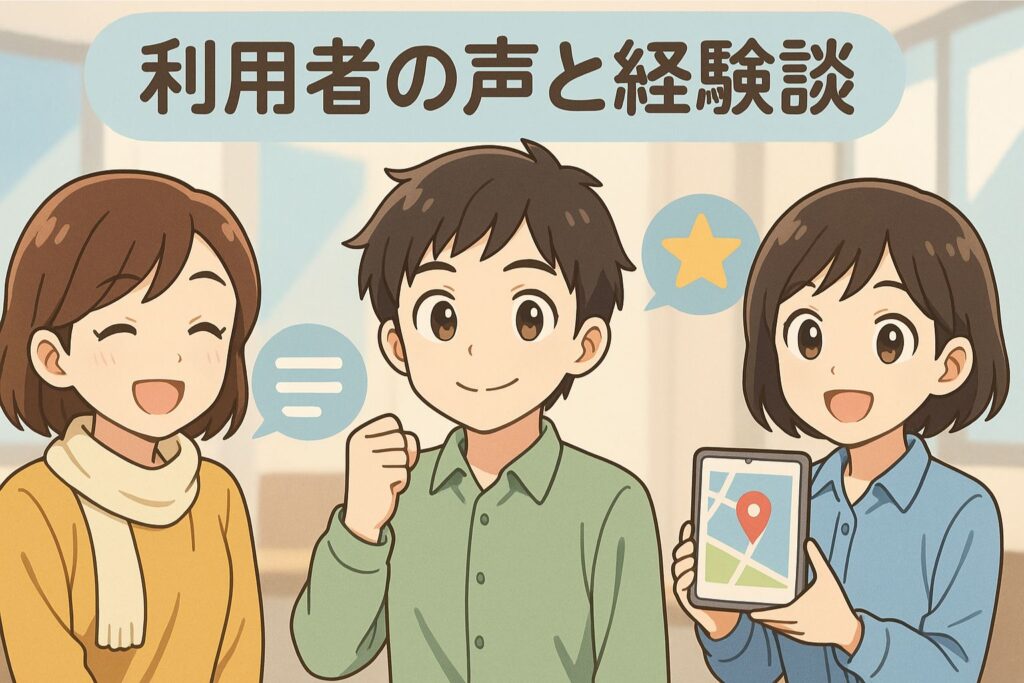 利用者の声と経験談