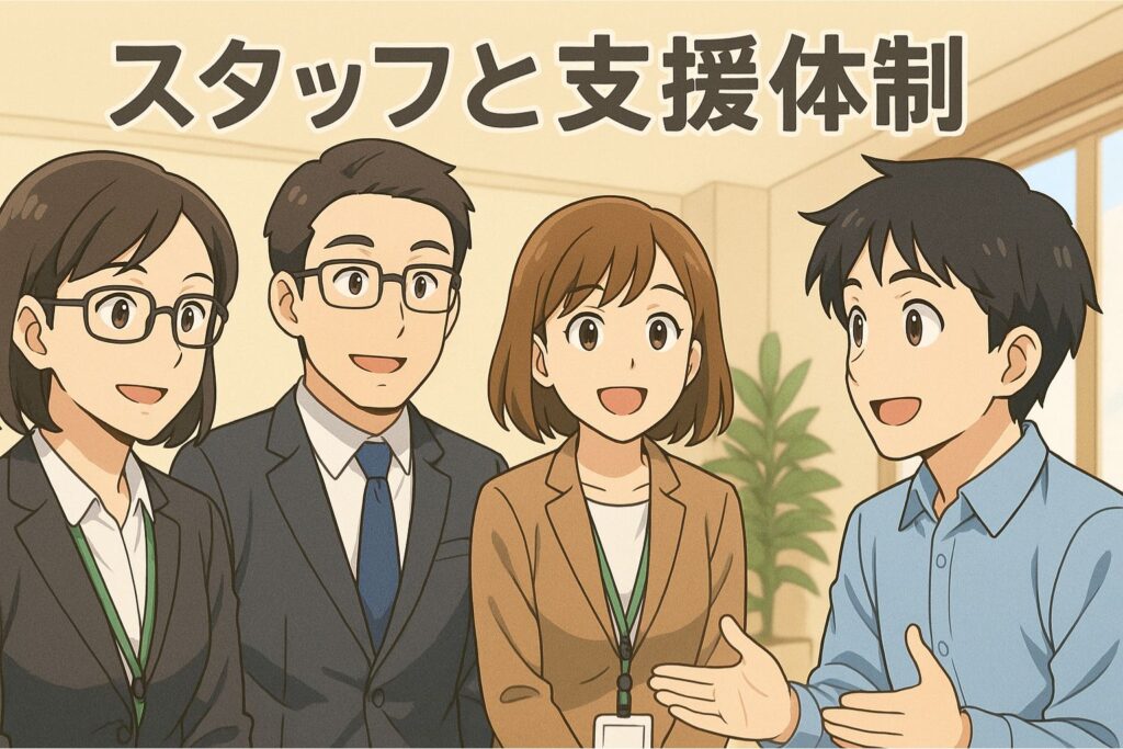 スタッフと支援体制