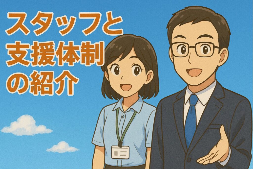 スタッフと支援体制の紹介