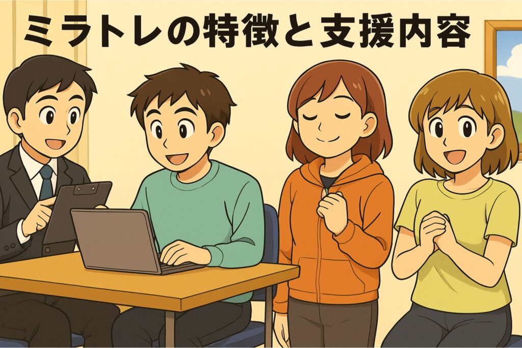 ミラトレの特徴と支援内容