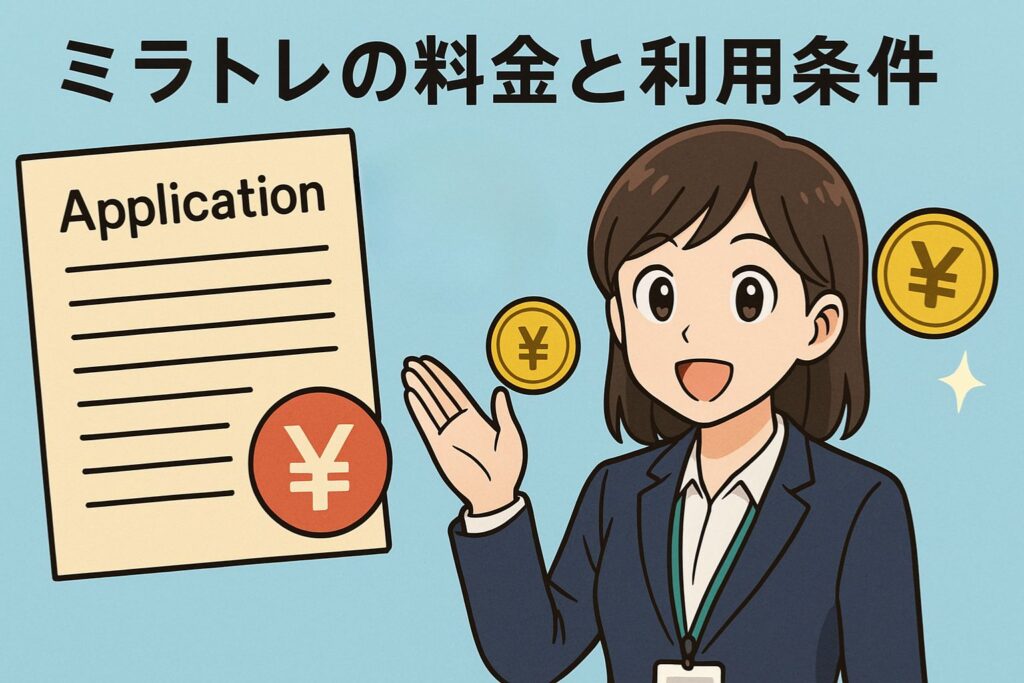 ミラトレの料金と利用条件