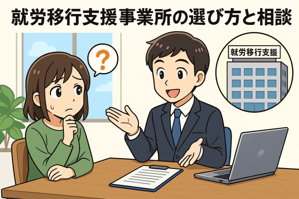 就労移行支援事業所の選び方と相談