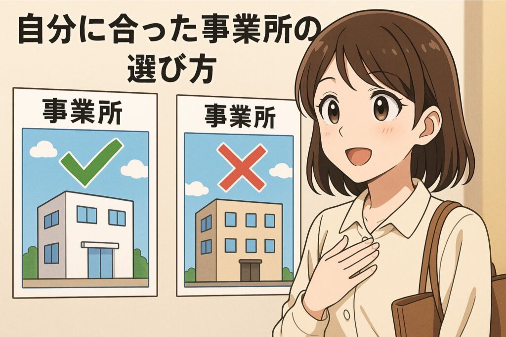 自分に合った事業所の選び方