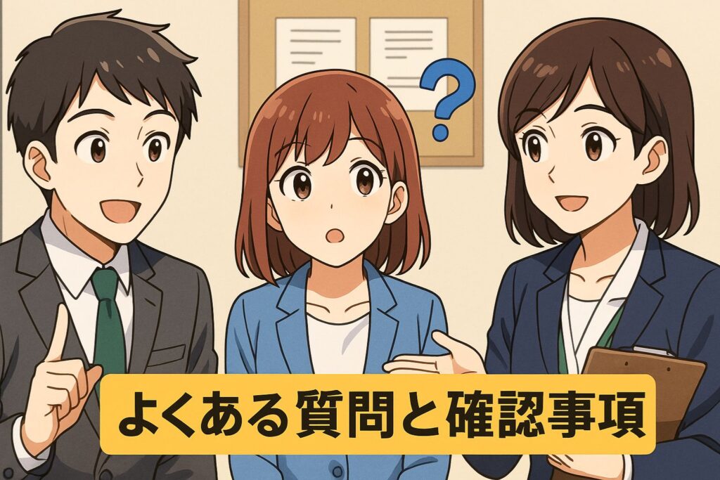 よくある質問と確認事項