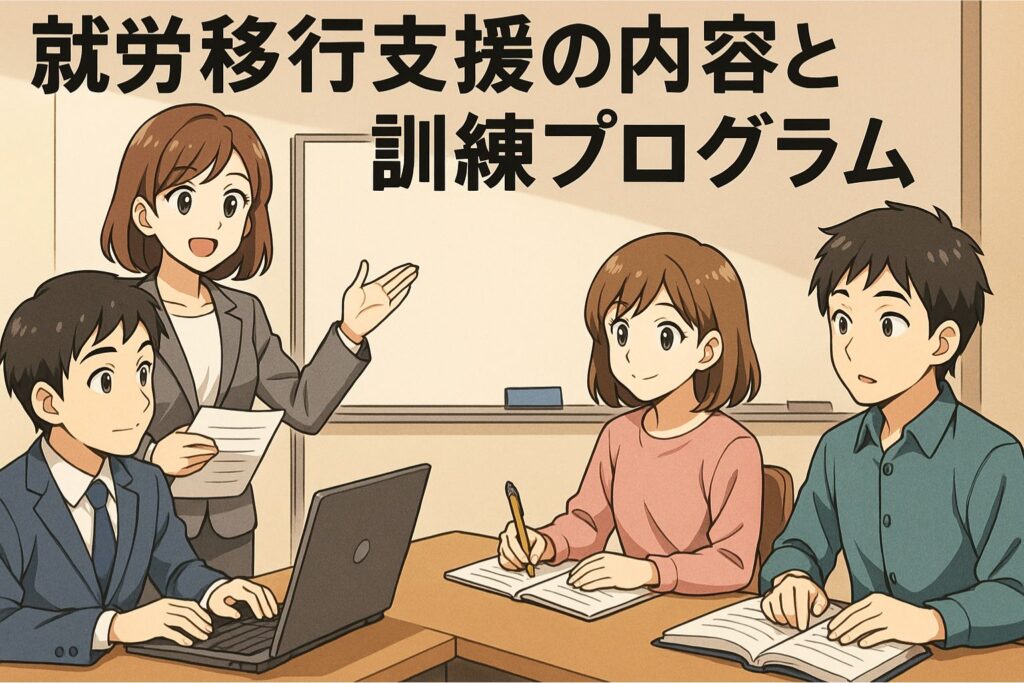 就労移行支援の内容と訓練プログラム