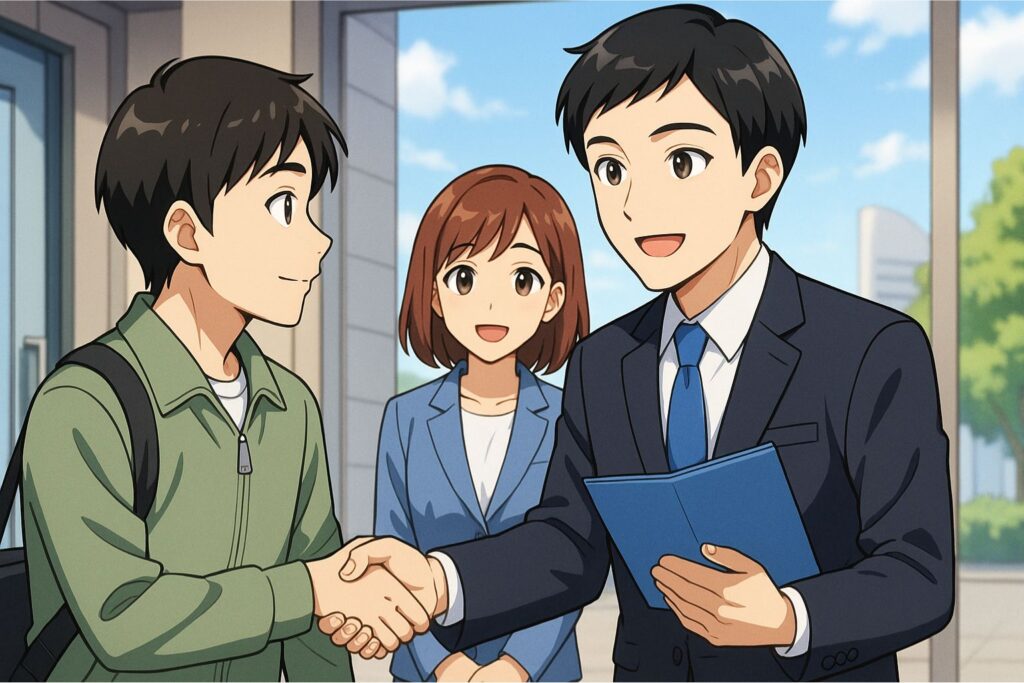 就職支援と職場定着サポート