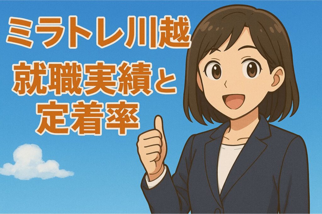 就職実績と定着率の情報