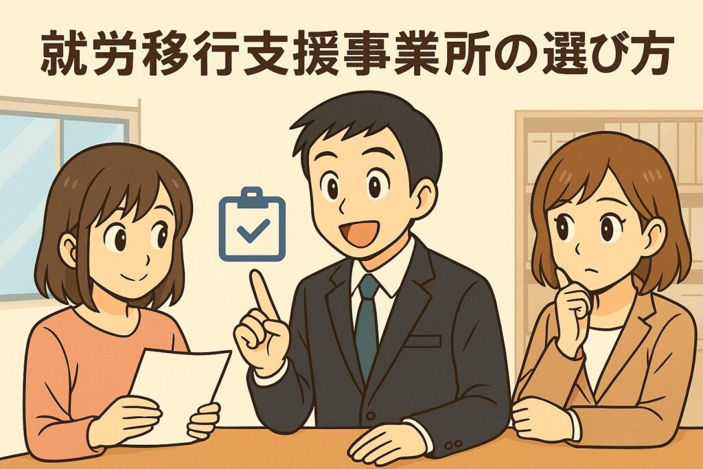 就労移行支援事業所の選び方