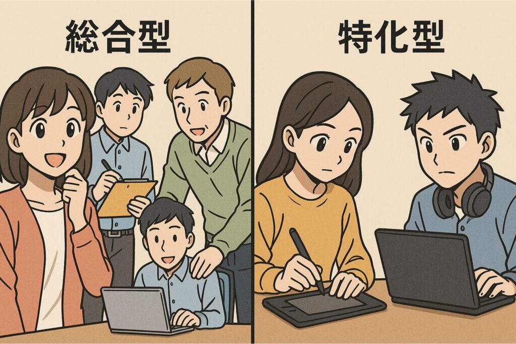 就労移行支援事業所のタイプと代表例