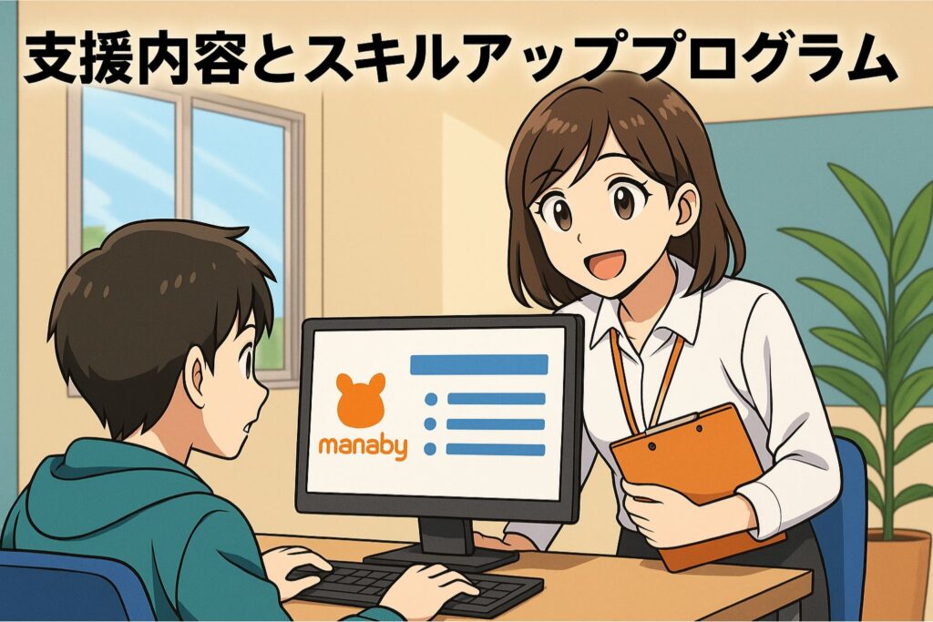 支援内容とスキルアッププログラム