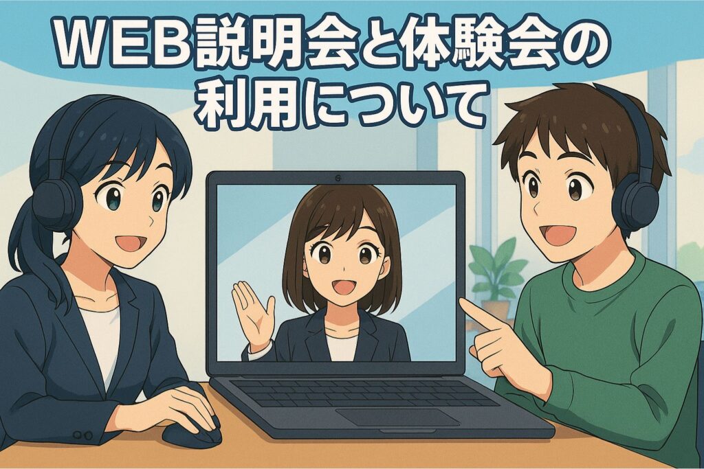 ニューロダイブのWEB説明会と体験会の利用について