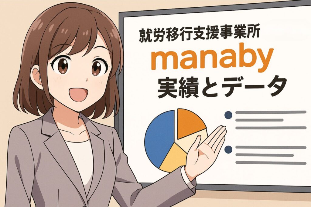 就労移行支援事業所としてのmanabyの実績とデータ