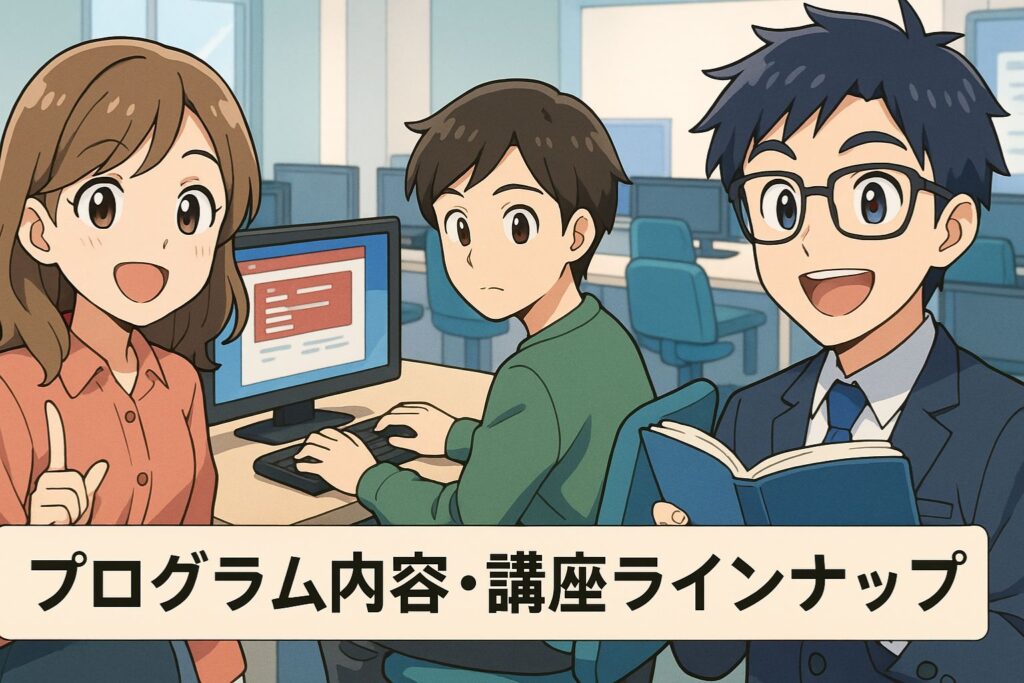 プログラム内容・講座ラインナップ