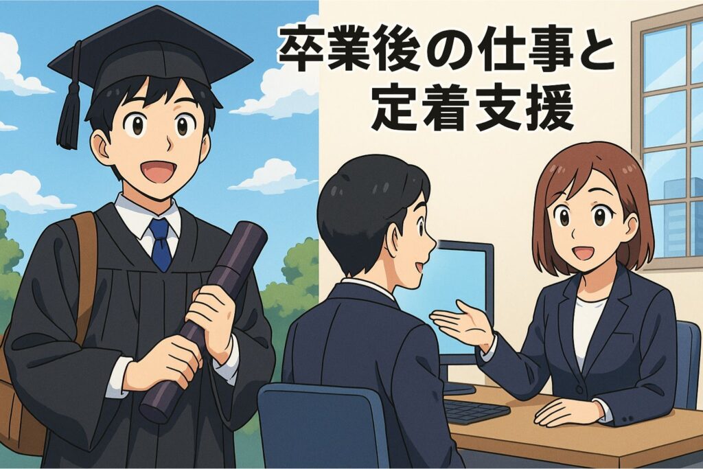 卒業後の仕事と定着支援