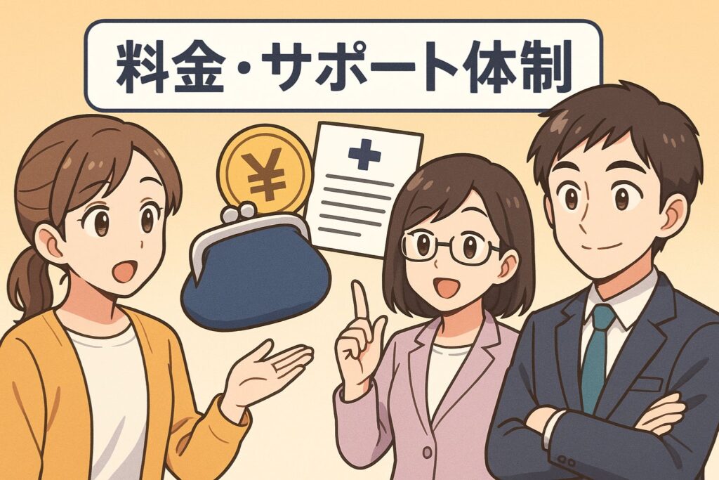 料金・サポート体制(福祉制度・支援サービスの概要)