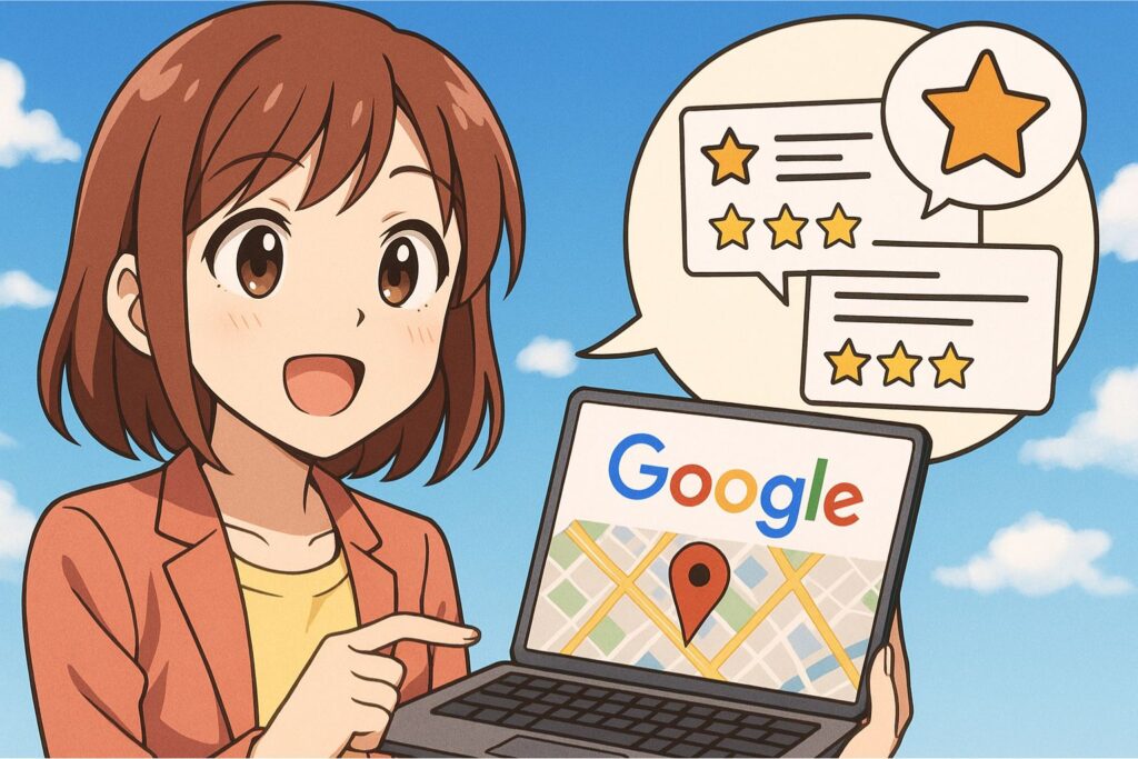 Google mapから見る利用者の声と評判