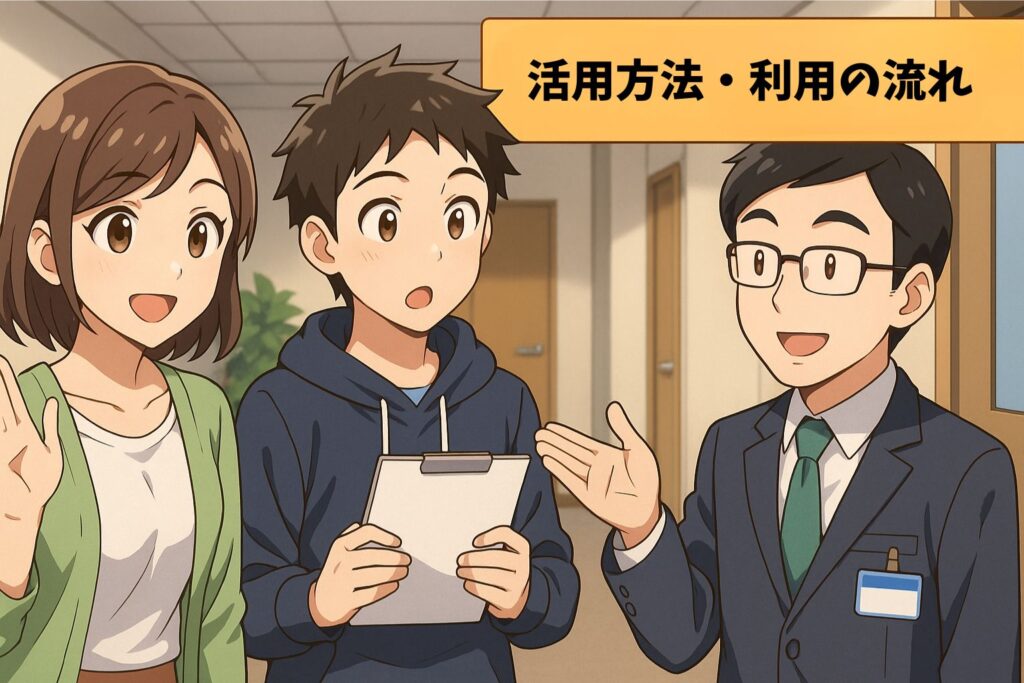 manaby駒込の活用方法・利用の流れ