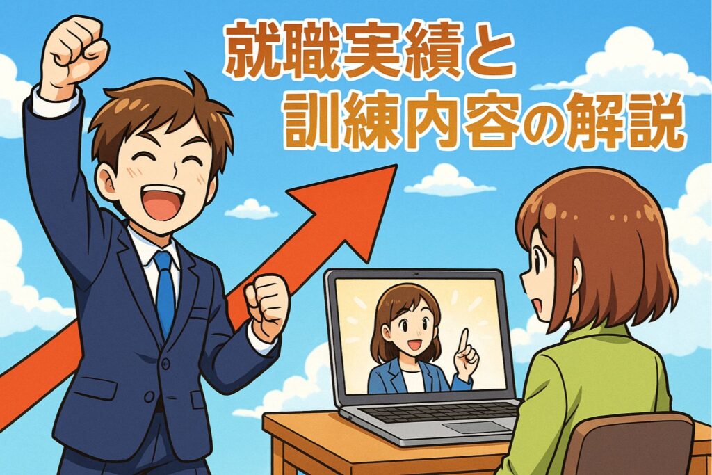 就職実績と訓練内容の解説