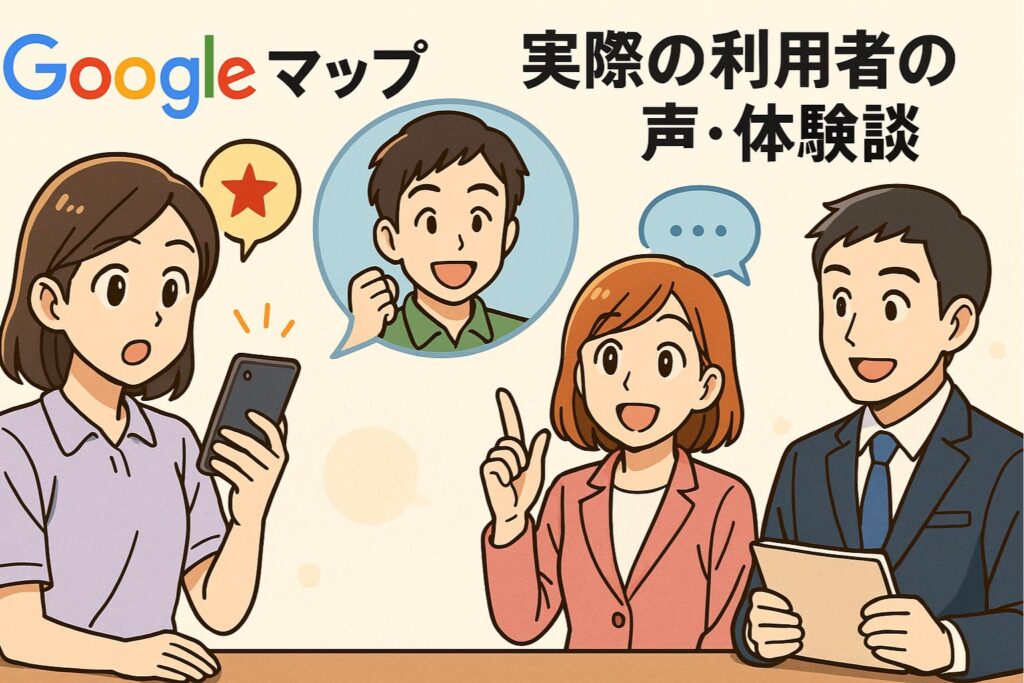 Google map実際の利用者の声・体験談