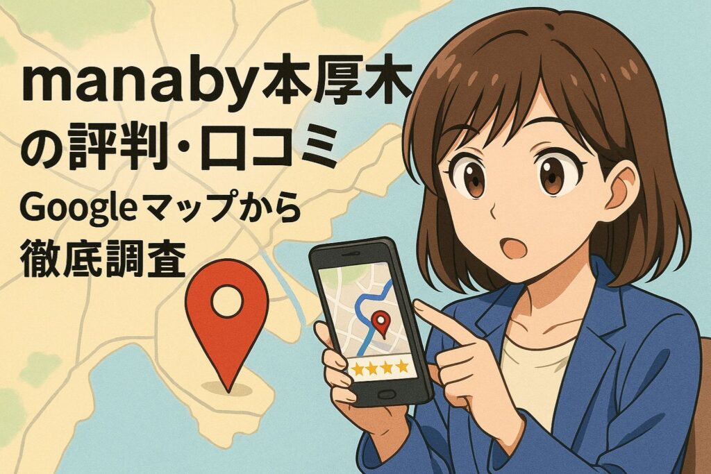 manaby本厚木の評判・口コミをGoogle mapから徹底調査