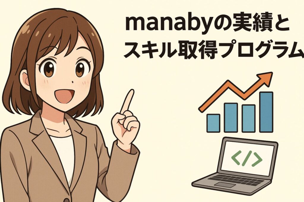 manabyの実績とスキル取得プログラム