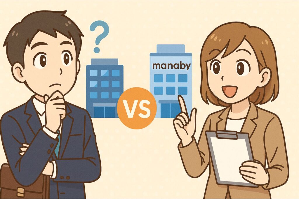他社とどう選ぶ?manabyをすすめる場合の比較ポイント