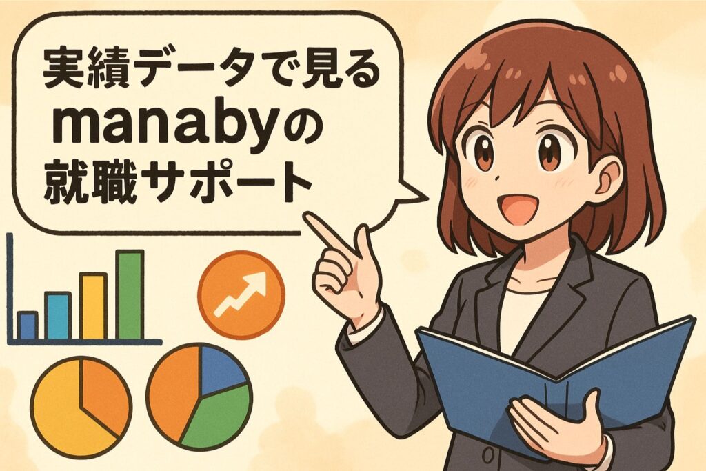 実績データで見るmanabyの就職サポート
