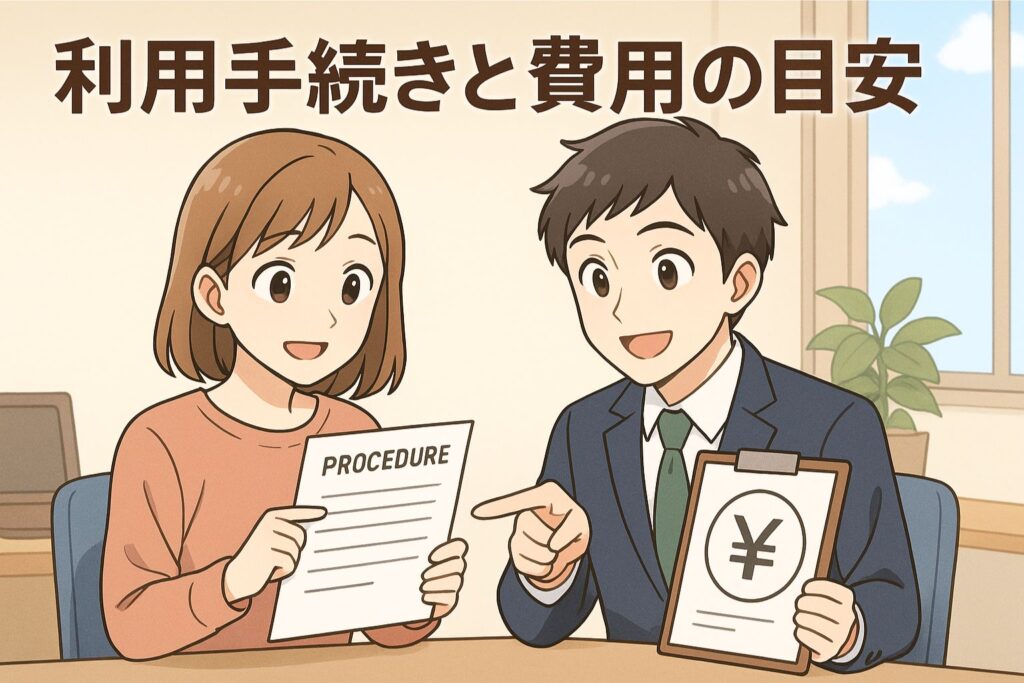 利用手続きと費用の目安