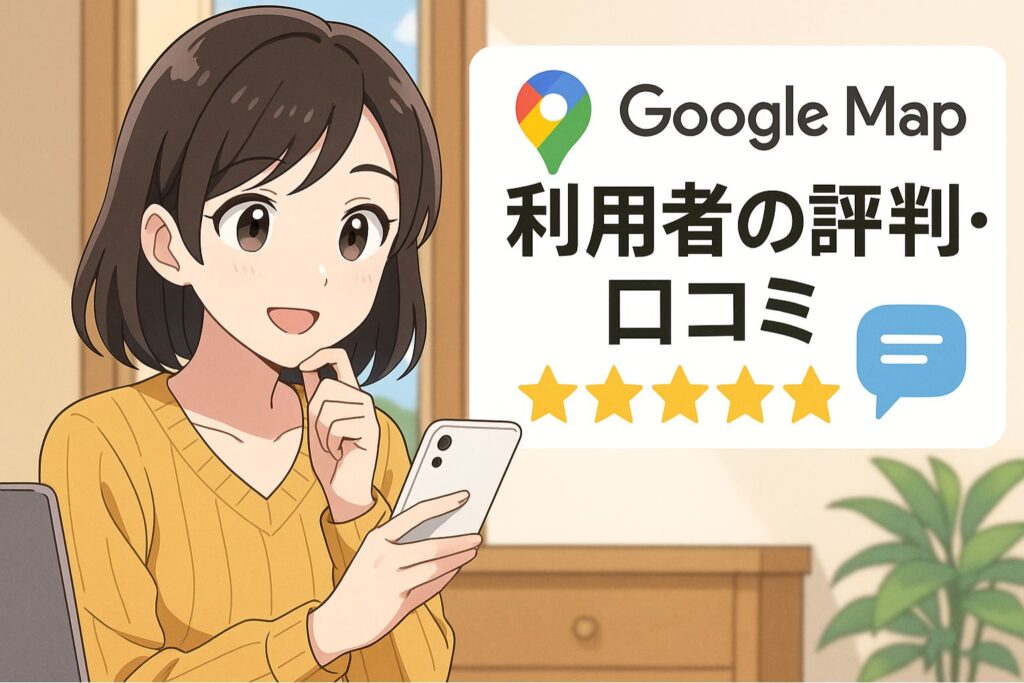 利用者の評判・口コミ(Google map)