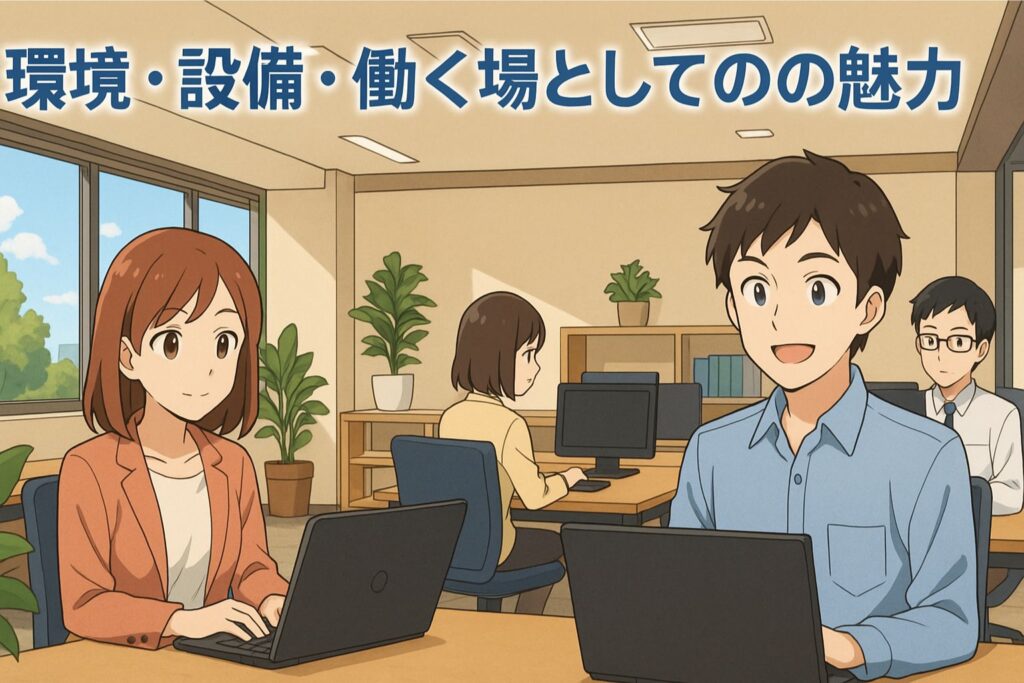 環境・設備・働く場としての魅力