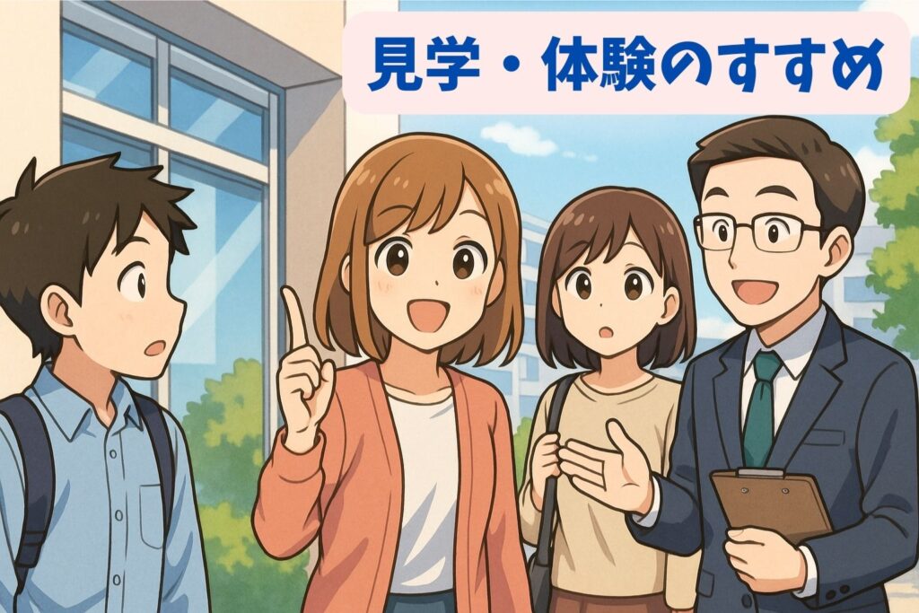 見学・体験のすすめ