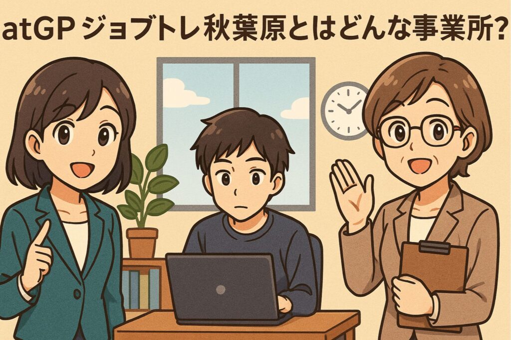 atGPジョブトレ秋葉原とはどんな事業所?