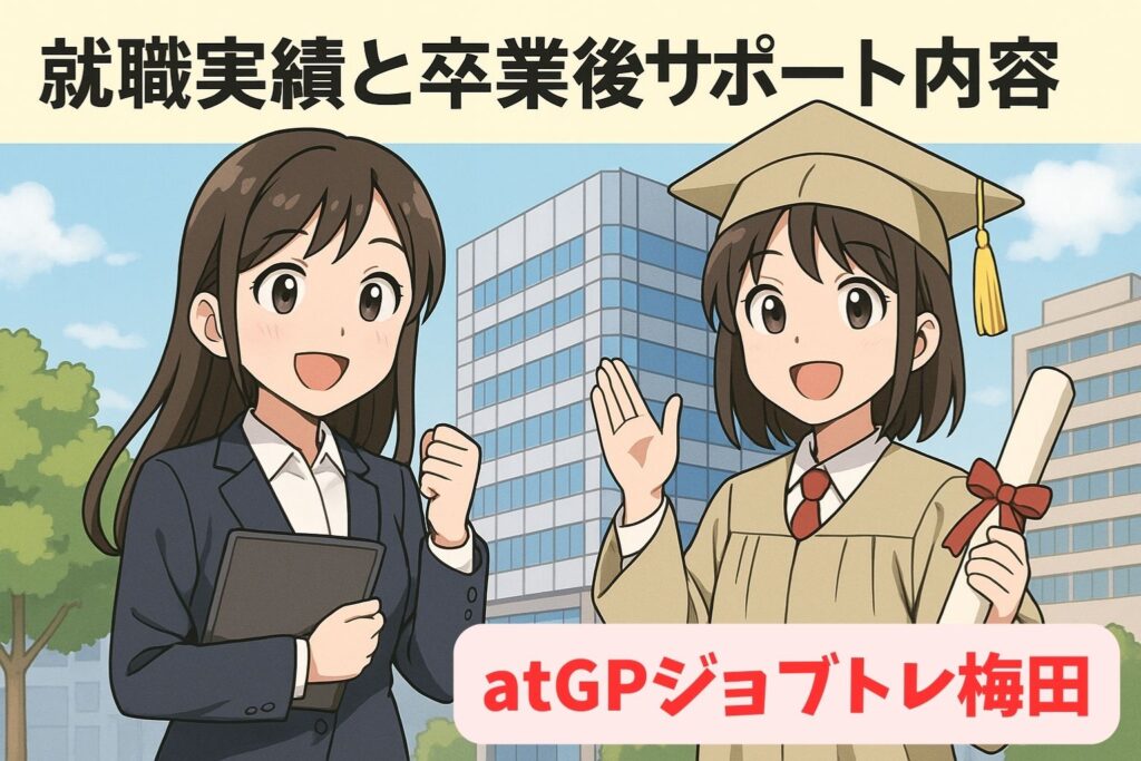 就職実績と卒業後サポート内容