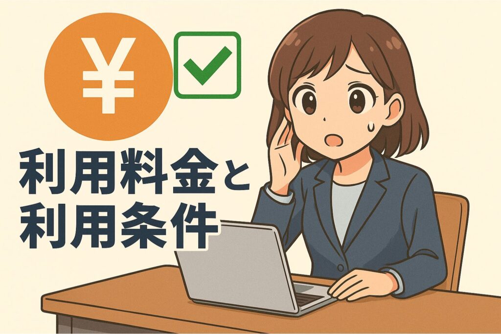 利用料金と利用条件