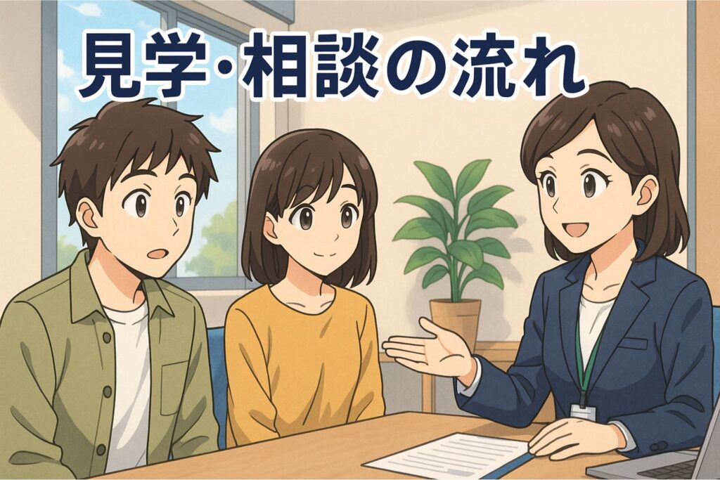 見学・相談の流れ
