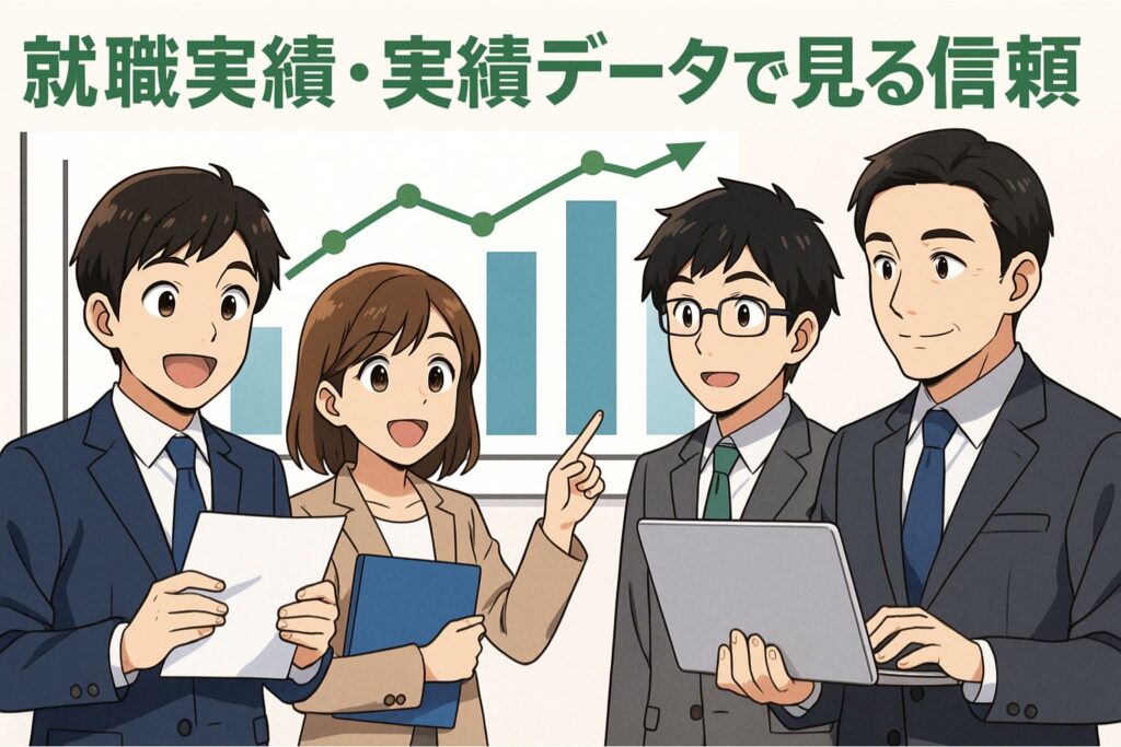 就職実績・実績データで見る信頼性